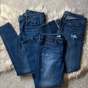 Lot of 3 size 8/29 jeans Mossimo Target